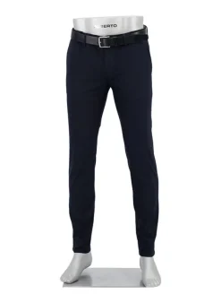 ALBERTO Chino Rob, Slim Fit, Baumwolle, nachtblau^ Chino|Hosen