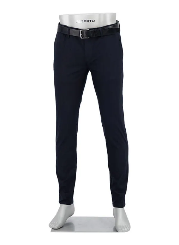 ALBERTO Chino Rob, Slim Fit, Baumwolle, nachtblau^ Chino|Hosen