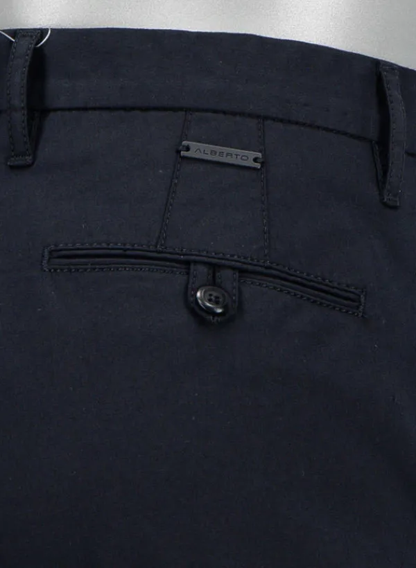 ALBERTO Chino Rob, Slim Fit, Baumwolle, nachtblau^ Chino|Hosen