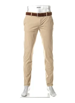 ALBERTO Chino Rob, Slim Fit, Pima Baumwolle-Tencel™, beige^ Hosen|Chino