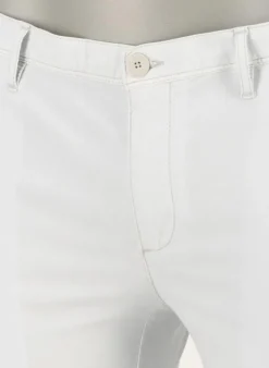 ALBERTO Chino Rob, Slim Fit, Pima Baumwolle-Tencel™, grauweiß^ Chino|Alles Weiss