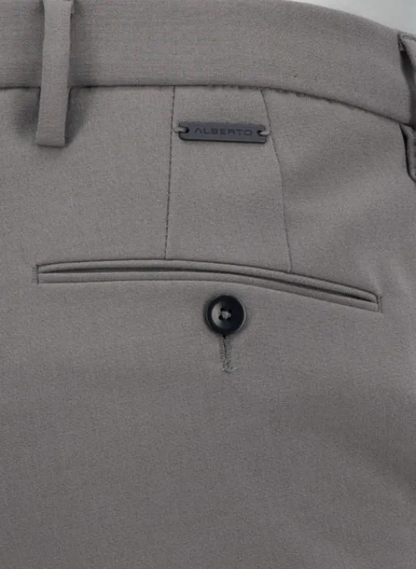 ALBERTO Chino Rob-Z, Slim Fit, Ceramica®, zementgrau^ Chino|Ceramica