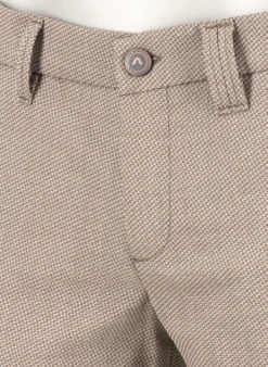 ALBERTO Double Face, Lou, Regular Fit, Mikrofaser-Stretch, braun-greige^ Hosen