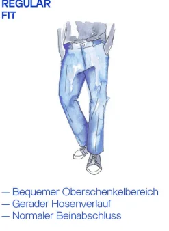 ALBERTO Double Face, Pipe, Regular Fit, Mikrofaser-Stretch, navy-grau^ Hosen|Dressy