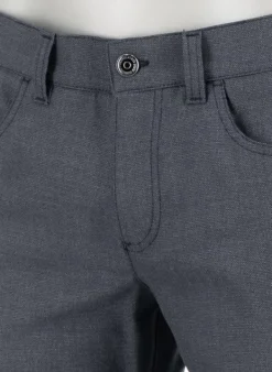 ALBERTO Double Face, Pipe, Regular Fit, Mikrofaser-Stretch, navy-grau^ Hosen|Dressy