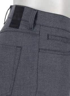 ALBERTO Double Face, Pipe, Regular Fit, Mikrofaser-Stretch, navy-grau^ Hosen|Dressy