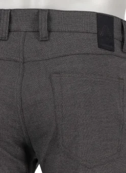 ALBERTO Double Face, Pipe, Regular Fit, Mikrofaser-Stretch, braun-grau^ Hosen|Dressy