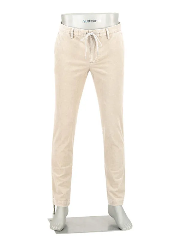 ALBERTO Dusty Corduroy Jump, Slim Fit, Baumwolle-Tencel™, hellbeige^ Hosen|Cord