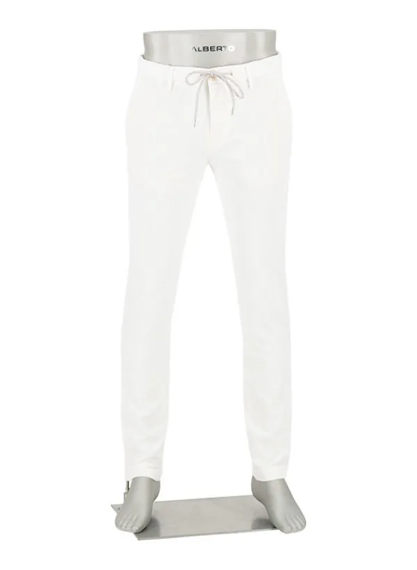 ALBERTO Dusty Corduroy Jump, Slim Fit, Baumwolle-Tencel™, off white^ Hosen|Cord