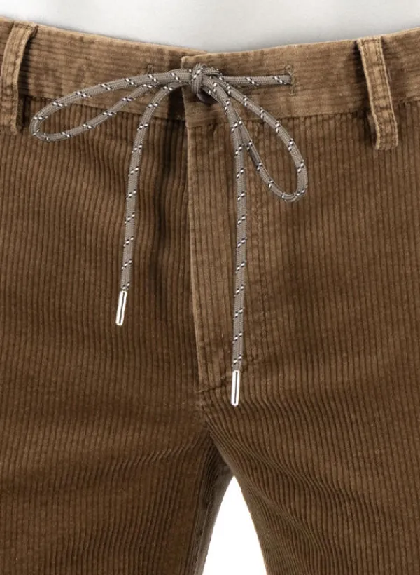 ALBERTO Dusty Corduroy Jump, Slim Fit, Baumwolle-Tencel™, braun^ Hosen|Cord