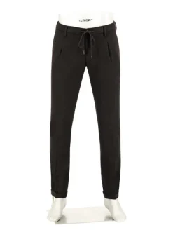 ALBERTO Flanell, Barista, Tapered Fit, Mikrofaser-Stretch, braun^ Hosen|Cosy