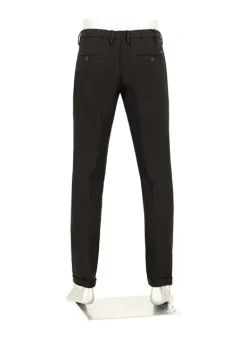 ALBERTO Flanell, Barista, Tapered Fit, Mikrofaser-Stretch, braun^ Hosen|Cosy