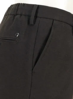 ALBERTO Flanell, Barista, Tapered Fit, Mikrofaser-Stretch, braun^ Hosen|Cosy