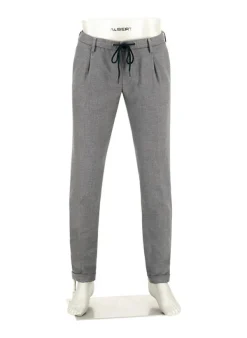 ALBERTO Flanell, Barista, Tapered Fit, Mikrofaser-Stretch, grau^ Hosen|Cosy