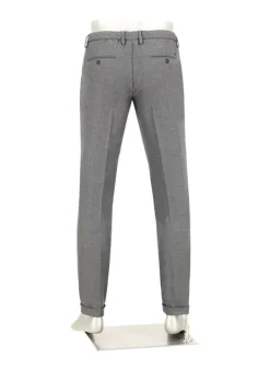 ALBERTO Flanell, Barista, Tapered Fit, Mikrofaser-Stretch, grau^ Hosen|Cosy
