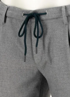 ALBERTO Flanell, Barista, Tapered Fit, Mikrofaser-Stretch, grau^ Hosen|Cosy