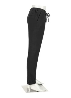 ALBERTO Flanell, Barista, Tapered Fit, Mikrofaser-Stretch, anthrazit^ Hosen|Cosy