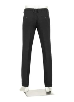 ALBERTO Flanell, Barista, Tapered Fit, Mikrofaser-Stretch, anthrazit^ Hosen|Cosy