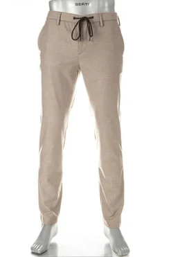 ALBERTO Flanell Look, Jump, Slim Fit, Mikrofaser, beige meliert^ Cosy|Dressy