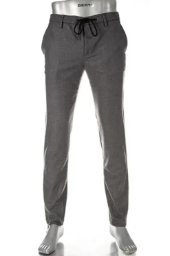 ALBERTO Flanell Look, Jump, Slim Fit, Mikrofaser, grau meliert^ Cosy|Dressy