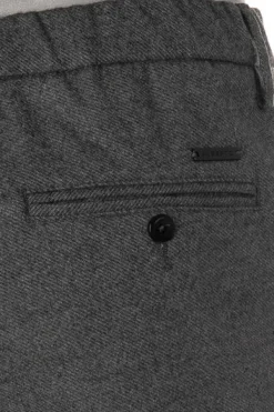 ALBERTO Flanell Look, Jump, Slim Fit, Mikrofaser, grau meliert^ Cosy|Dressy