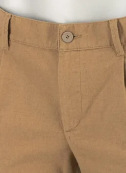 ALBERTO Flanell, Lou J-PL, Regular Fit, Baumwolle, dunkelbeige^ Hosen