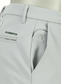 ALBERTO FX4 DRY Cooler®, Ian, Slim Fit, Mikrofaser, hellgrau^ Alles Weiss|Hosen