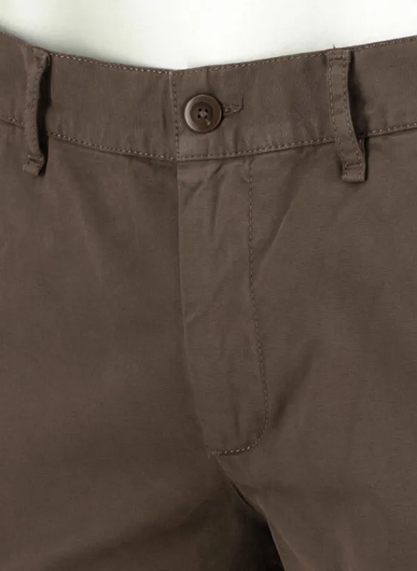 ALBERTO Gabardine, Lou, Regular Fit, Baumwoll-Stretch, dunkelbraun^ Chino|Hosen