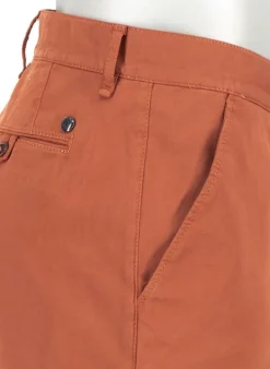 ALBERTO Gabardine, Lou, Regular Fit, Baumwoll-Stretch, rost^ Chino|Hosen