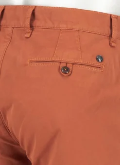 ALBERTO Gabardine, Lou, Regular Fit, Baumwoll-Stretch, rost^ Chino|Hosen