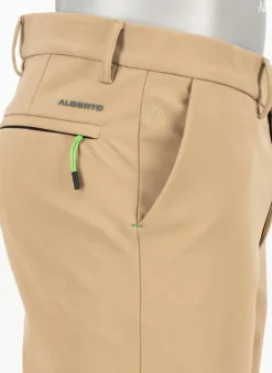 ALBERTO Golfhose Diver, Tapered Fit, Performence Stretch, beige^ Hosen|Hosen