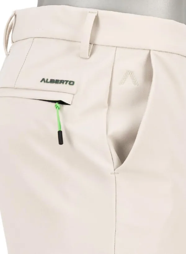 ALBERTO Golfhose Diver, Tapered Fit, Performence Stretch, ecru^ Hosen|Hosen
