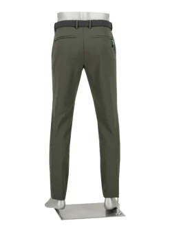 ALBERTO Golfhose Diver, Tapered Fit, Performence Stretch, militärgrün^ Hosen|Hosen