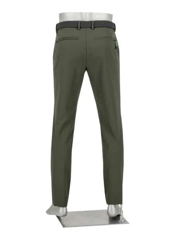 ALBERTO Golfhose Diver, Tapered Fit, Performence Stretch, militärgrün^ Hosen|Hosen