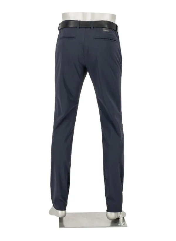 ALBERTO Golfhose Ian, Slim Fit, Revolutional®, dunkelblau gemustert^ Hosen|Hosen