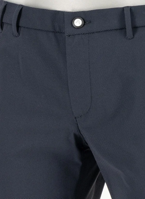 ALBERTO Golfhose Ian, Slim Fit, Revolutional®, dunkelblau gemustert^ Hosen|Hosen