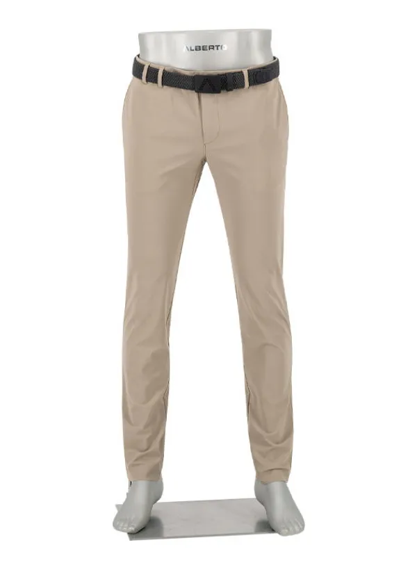 ALBERTO Golfhose Ian, Slim Fit, Revolutional®, dunkelbeige gemustert^ Hosen|Hosen