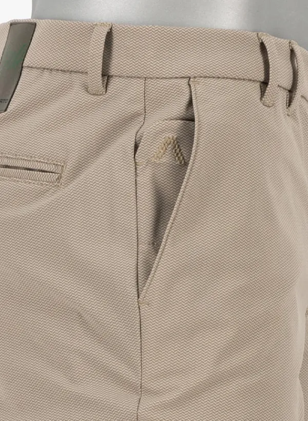 ALBERTO Golfhose Ian, Slim Fit, Revolutional®, dunkelbeige gemustert^ Hosen|Hosen