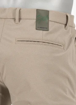 ALBERTO Golfhose Ian, Slim Fit, Revolutional®, dunkelbeige gemustert^ Hosen|Hosen