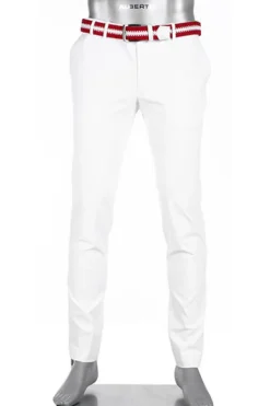 ALBERTO Golfhose Ian, Slim Fit, 3xDry®Cooler, weiß^ Chino|Alles Weiss
