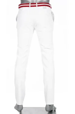 ALBERTO Golfhose Ian, Slim Fit, 3xDry®Cooler, weiß^ Chino|Alles Weiss