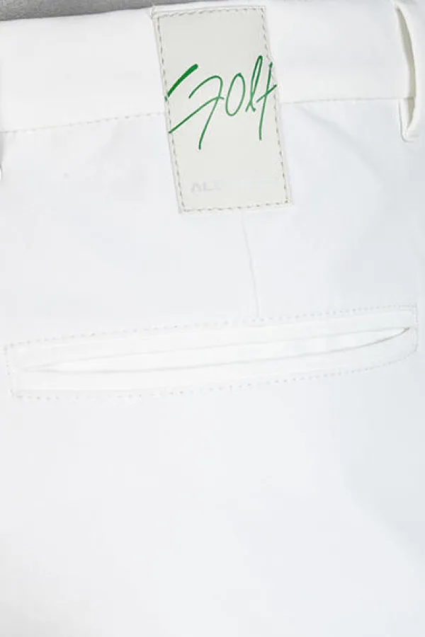 ALBERTO Golfhose Ian, Slim Fit, 3xDry®Cooler, weiß^ Chino|Alles Weiss