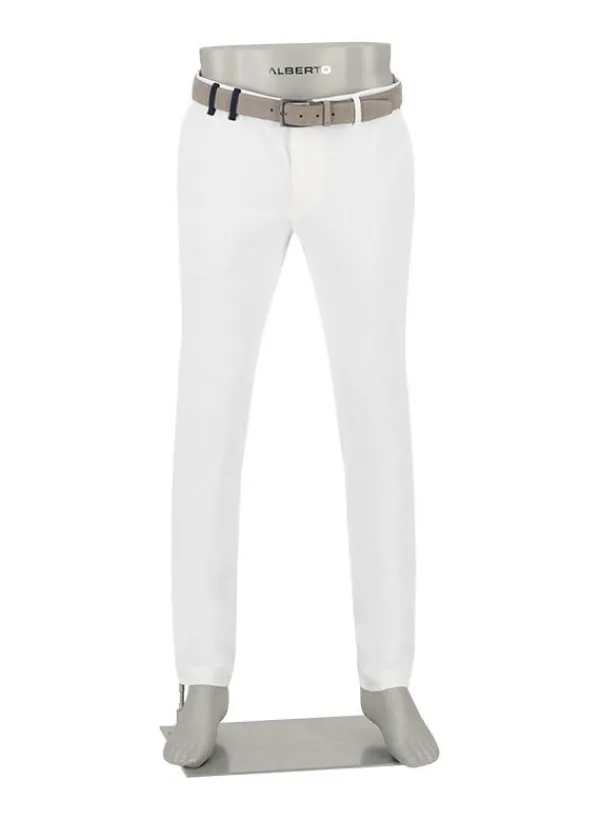 ALBERTO Golfhose Ian, Slim Fit, 3xDry®Cooler, weiß^ Alles Weiss|Hosen