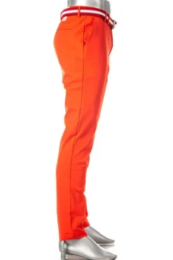 ALBERTO Golfhose Ian, Slim Fit, 3xDry®Cooler, orange^ Chino|Hosen
