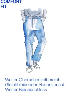 ALBERTO Golfhose Luis, Wide Fit, Coolmax®, schwarz^ Hosen|Hosen