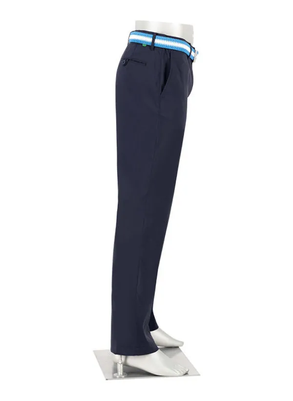ALBERTO Golfhose Luis-Y, Wide Fit, Mikrofaser wasserabweisend, navy^ Hosen|Hosen