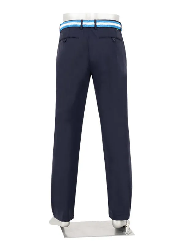 ALBERTO Golfhose Luis-Y, Wide Fit, Mikrofaser wasserabweisend, navy^ Hosen|Hosen
