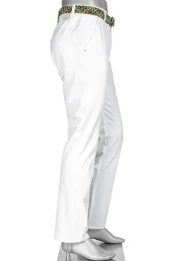 ALBERTO Golfhose Pro, Modern Fit, 3xDry® Cooler, weiß^ Alles Weiss|Chino