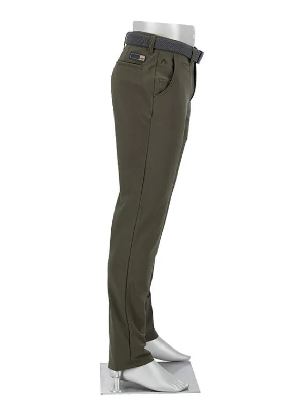 ALBERTO Golfhose Rookie Coffee, Regular Fit, Mikrofaser atmungsaktiv, olivgrün^ Hosen|Hosen