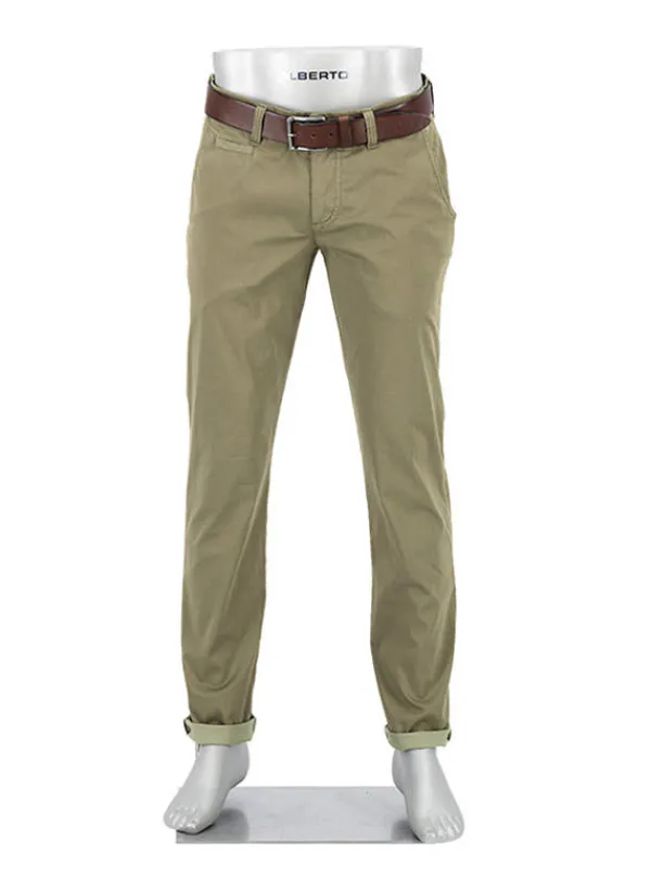 ALBERTO Golfhose Rookie light, Regular Fit, Baumwolle, militärgrün^ Hosen|Hosen